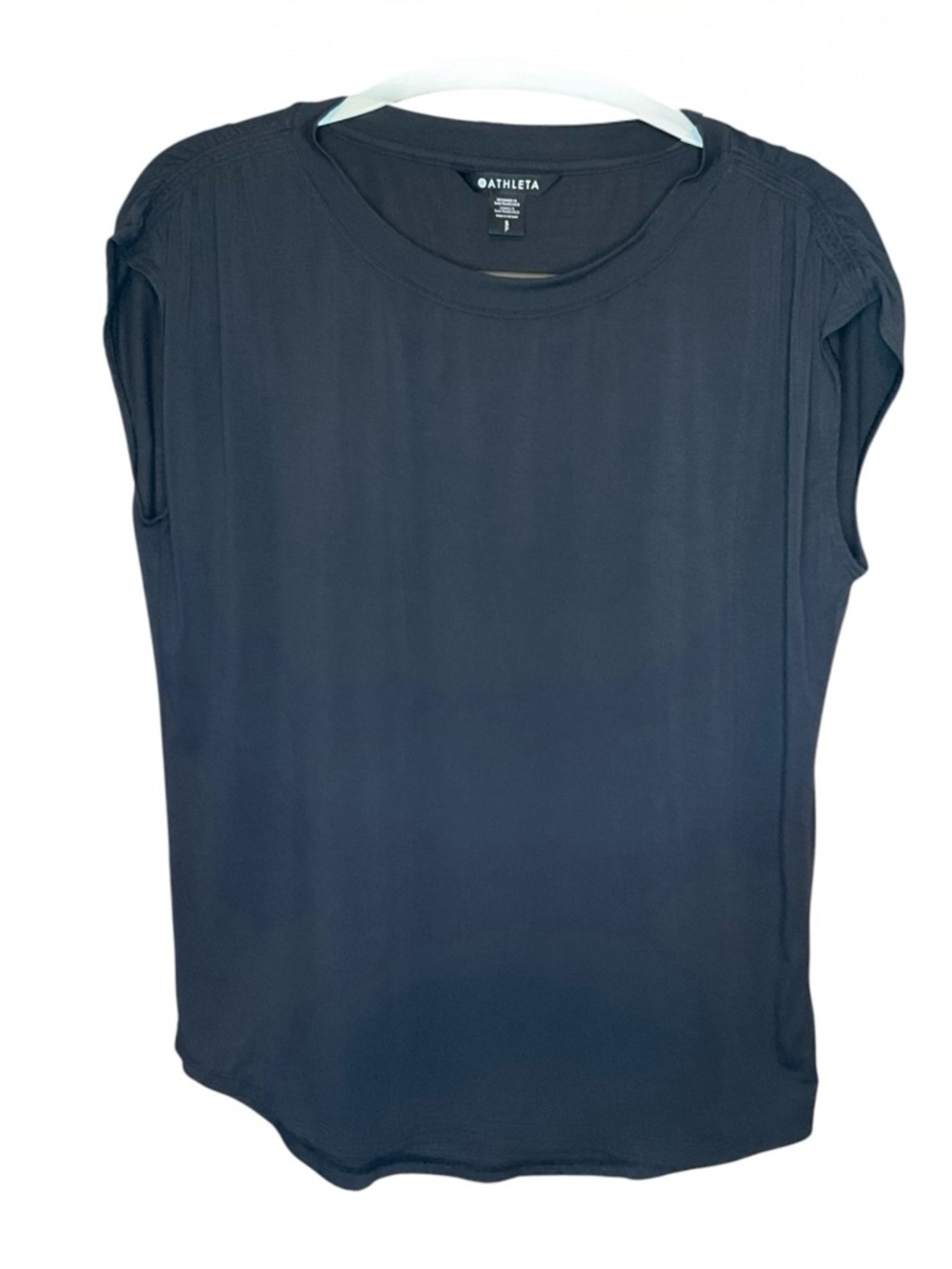 Athleta Getaway Tee T-Shirt Size Small Black